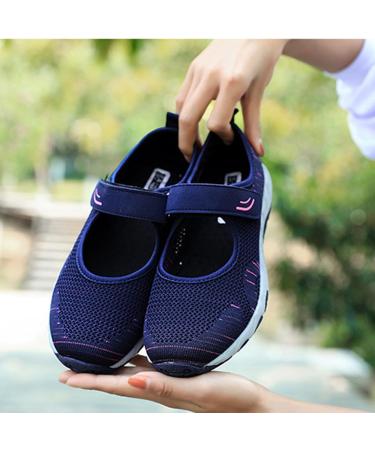 Neuropathy Shoes for Women - Easy On Extra Wide & Adjustable Diabetic Walking Shoes (Size 7.5 Grey - Buy Online on GoSupps.com