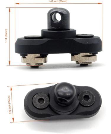 Buy TRIROCK M-LOK Sling Swivel Stud Mount Adapter for M-LOK Rail | International Shipping Available - Buy Online on GoSupps.com