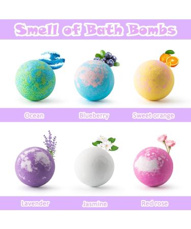 Bath Bombs for Kids with Surprise Inside 6 Large Organic Bubble with Bracelets Toys Safe and Natural bathbombs Toys Gifts for 3+ Years Old Girls Birthday Christmas Unicorn Bath Bombs Sets - Buy Online on GoSupps.com