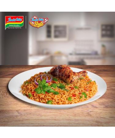 Gharana Swaad ka Khazaana Indomie Nigerian Chicken Noodles 70g (Pack of 40) | Authentic Flavor | Spicy & Savory Blend | Rich Nigerian Taste | Quality Ingredients | Speedy & Convenient - Buy Online on GoSupps.com