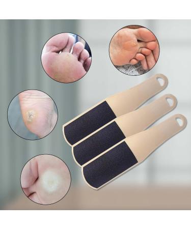 SSKHE 3 Pieces Double Sided Foot File U-shaped sole file Professional Foot Rasp Hard Skin Remover Foot Rasp File for Hard Skin Removal Restore smooth soles of feet(khaki) - Buy Online on GoSupps.com