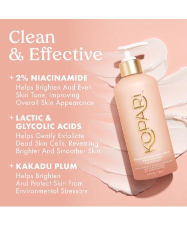 Kopari Brightening Silk Body Cream with 2% Niacinamide AHAs & Kakadu Plum Hydrating Body Lotion for Radiant Even Skin Tone Lightweight Fast-Absorbing Juicy Pink Guava Scent 6.7 oz - Buy Online on GoSupps.com