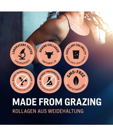 Buy Pasture-Raised Collagen Powder with Peptides Type 1 & 3 - Bioactive & Tasteless for Optimal Skin & Joint Health | International Shipping Available - Buy Online on GoSupps.com