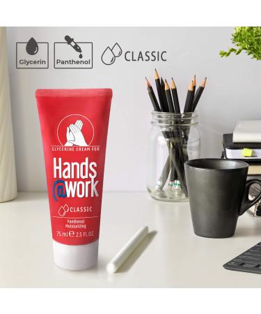Hands Work Classic Formula Hand Cream with Glycerin & Panthenol - 75ml | Shop Now for Soothing Hydration Worldwide - Buy Online on GoSupps.com