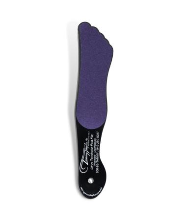 Tammy Taylor Purple Terminator Large Foot File | Hard  Dead  Cracked Skin & Callus Remover | Double The Average Durability | Will Not Hurt  Chafe or Damage Feet Large (Pack of 1) Purple