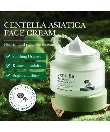 Centella Asiatica Repair Face Cream - Deeply Nourishing Moisturizer for Day & Night Soothes Dryness Firms Skin & Reduces Fine Lines - Buy Online on GoSupps.com
