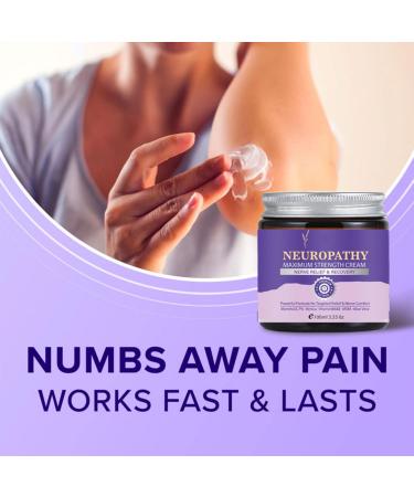 Neuropathy Cream mild skin butter natural muscle massage cream soothing body care balm quick relief cream to relieve nerve pain for feet hands shoulders neck - Buy Online on GoSupps.com