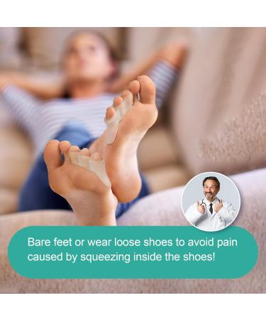 Welnove Gel Pinky Toe Separators - 8 Pack Silicone Spacers & Bunion Cushions for Men & Women | Prevent Rubbing & Relieve Pressure - Buy Online on GoSupps.com