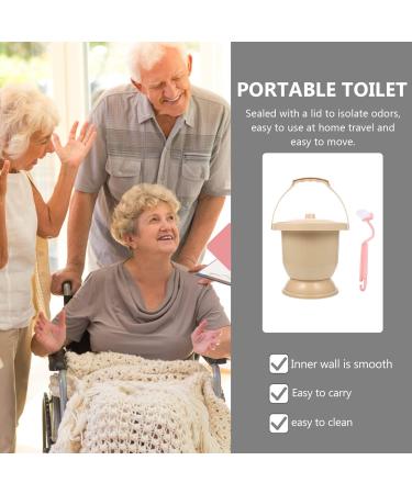 Zerodeko 1pc Female Urine Bottle - Portable Children s Toilet Pot for Travel & Home Use | Hospital Bed Pan & Urinal for Women - Khaki - Buy Online on GoSupps.com