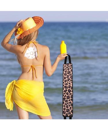 Leopard Pull Back Lotion Tan Mitt Applicator - Self Tanner Strip for Even Application & Moisturizing Fiber - Perfect for Back Tanning - Buy Online on GoSupps.com