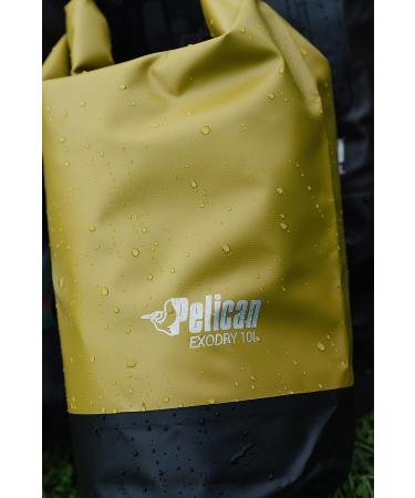 Pelican ExoDry 10L Small Drybag - Olive | Waterproof Shoulder Strap | Lightweight & Durable | Ideal for Kayaking, Beach, Rafting, Fishing - Buy Online on GoSupps.com