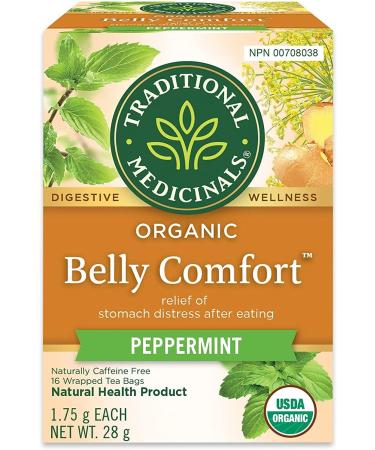 Traditional Medicinals Organic Smooth Move Laxative Herbal Tea 16 Bags (Pack of 1) & Organic Belly Comfort Digestive Herbal Tea 16 Bags (Pack of 1) Organic Smooth Move + Herbal Tea Smooth Move 16 Count (Pack of 1) - Buy Online on GoSupps.com