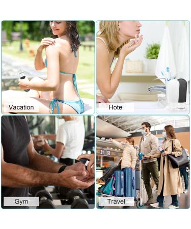 Etopgo 16-Piece Silicone Travel Bottles Set | TSA Approved Refillable Travel Size Containers for Shampoo Lotion & More - Perfect for International & Domestic Travel - Buy Online on GoSupps.com