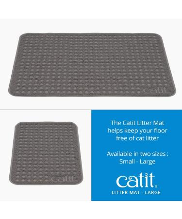 Catit Litter Mat Large 60 x 90 cm Gray Gray 1 count (Pack of 1) - Buy Online on GoSupps.com