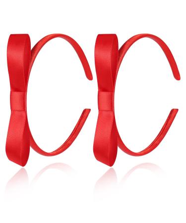 Opopark Red Loop Hair Bands - Vintage Knot Hair Jewelry for Women & Girls - Ideal Gift for Children & Cosplay Accessories - Buy Online on GoSupps.com