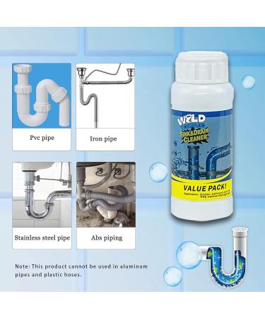 Wild Tornado Drain Cleaner - Powerful Deodorizing Chemical Powder for Pipes & Toilets (3pcs) - International Shipping Available - Buy Online on GoSupps.com