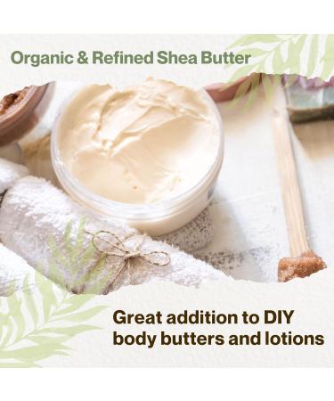 Organic Refined Shea Butter Unscented & Smooth Texture Premium Cosmetic Grade Shea Butter for Skincare Hair Care Soap Making Lotions Balms & DIY Formulations | France (Net Wt: 0.8 kg / 1.7 lb) 27.2 Ounce (Pack of 1) - Buy Online on GoSupps.com