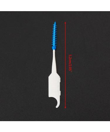 Sticks 200-Piece Silicone Interdental Brush Set - Soft Hygiene Cleaning Tool for Adults | Perfect for Men & Women - Buy Online on GoSupps.com