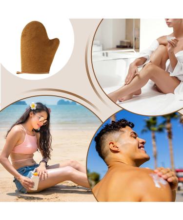  Tanxemery Tanning mitt applicator elastic tanning gloves reusable tanning mitt for women - Tan Mitt applicator for even application of body lotions oils etc. - Buy Online on GoSupps.com