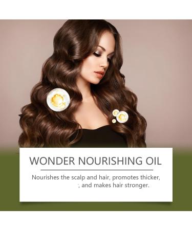 QPJUVC Hair Growth Oil 100 pure coldpressed serum with rosemary and coconut oil scalp treatment for thicker stronger hair nourishing essence for dry damaged hair 3 - Buy Online on GoSupps.com