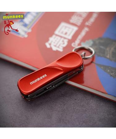 Buy Ace Camp Munkees Multi-Tool Keychain 6 Functions: Nail File Clippers Scissors & More - Portable Gift for Travel - Fast International Shipping - Buy Online on GoSupps.com