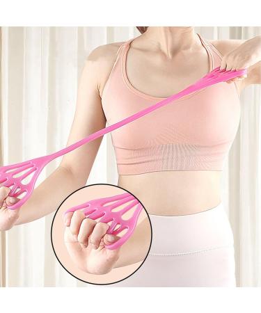 Shoulder Stretch Strap - Durable Arm & Back Exercise Band with 5 Finger Rings for Effective Home Gym Workouts | Perfect for Stretching & Fitness - Buy Online on GoSupps.com