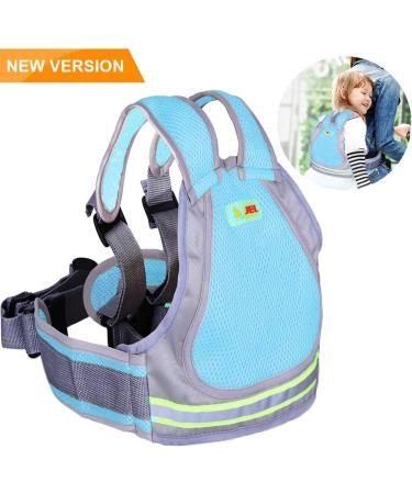 Buy Jolik Kinder Motorcycle Service - 4-in-1 Buckle Breathable & Reflective Material - Childrens Motorcycle Gurtzeug in Blue | International Shipping Available - Buy Online on GoSupps.com