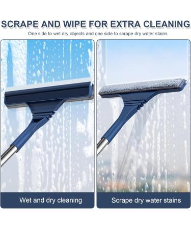 Window Cleaner with Telescopic Handle Professional Window Wiper Cleaner Telescopic Window Washer with Bendable Head Glass Cleaning Tools for High Windows Indoor and Outdoor Use (135 cm) 135 Cm. - Buy Online on GoSupps.com