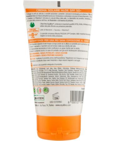 Equilibra Solare 150 Ml. Fp50 Crema Aloe - Buy Online on GoSupps.com