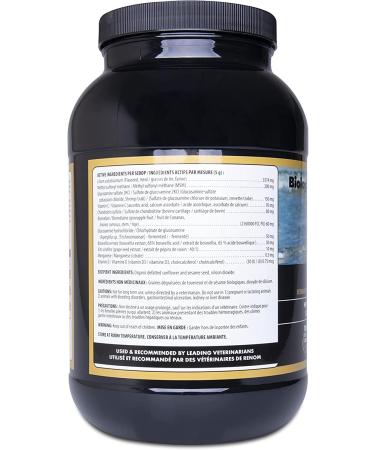 Flora Health BiologicVET BioJOINT Advanced Hip and Joint Mobility for Dogs and Cats Lignans Prebioptics Glucosamine Chondroitin Bromelain MSM Supplement 1600 g Powder 1600 g (Pack of 1) - Buy Online on GoSupps.com