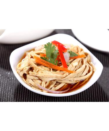 ONTRUE Dried Beancurd Strips & Soybean Noodle - Vegan and Protein-Rich - Non-GMO - 10.58 Oz (Pack of 2) - Buy Online on GoSupps.com