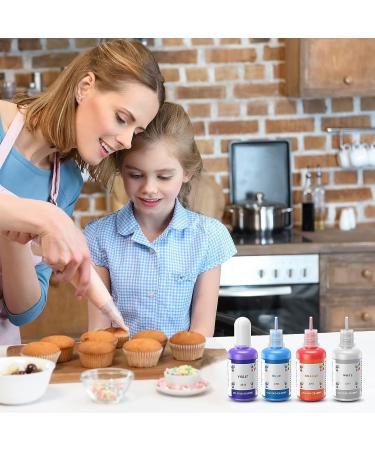9 Colors Oil Based Food Coloring for Chocolate - Edible Dye for Cake, Candy, Baking - .53 Fl. Oz Bottles - Buy Online on GoSupps.com