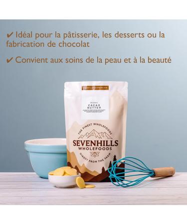 Sevenhills Wholefoods Beurre De Cacao Bio 200g - Buy Online on GoSupps.com