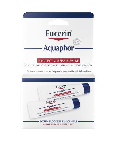 Eucerin Aquaphor Protect & Repair Ointment 20 ml Ointment 10 ml (pack of 2)