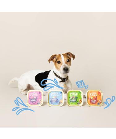 Edgard & Cooper Grain-Free Multipack Dose Pat e for Adult Dogs - 6 x 100g Chicken Lamb & Wild - Natural Healthy High-Quality Protein - Buy Online on GoSupps.com