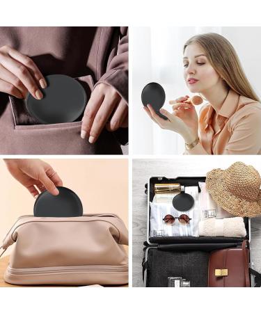 LED Light Travel Makeup Mirror 1X/10X Magnified Dimmable Compact Mirror USB Rechargeable Small Travel Mirror with 12 Led Light Touch Screen Mini Folding Mirror Black Portable Folding Makeup Mirror - Buy Online on GoSupps.com