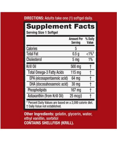 Shop Schiff MegaRed Superior Omega-3 Krill Oil 500 mg â€“ 80 Softgels for Optimal Heart & Joint Health - Buy Online on GoSupps.com