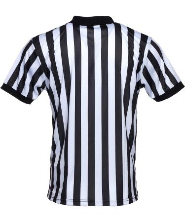 Murray Sporting Goods Mens Referee Shirt Collared | Official Mens Ref Shirt Jersey Short Sleeve - Football Halloween Costume Large - Buy Online on GoSupps.com