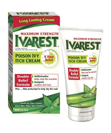 Ivarest Anti-Itch Cream, Maximum Strength, Medicated, 2 Ounce 2 Ounce (Pack of 1)