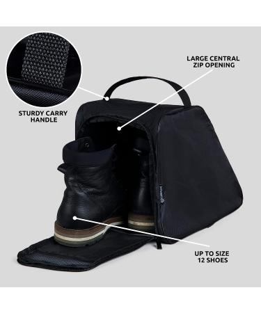 Case4Life Black Water Resistant Boot Bag for Work, Walking, Hiking, Rugby/Soccer Boots - Buy Online on GoSupps.com
