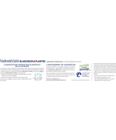 HENKEL Vademecum Tooth Whitening & Plants 75 ml - Enhance Your Smile | International Shipping Available - Buy Online on GoSupps.com