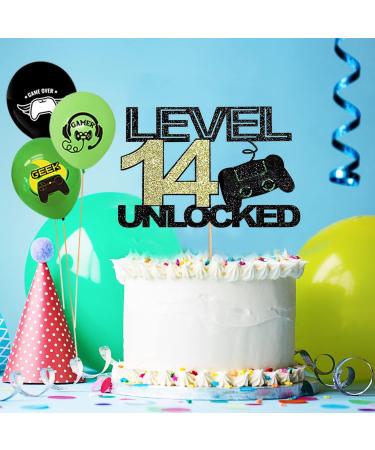 14th Birthday Cake Toppers for Boys 14th Video Game Cake Toppers 24PCS Boys Birthday Party Decorations Gaming Theme Cake Toppers with Ballons 14th Personalised Cake Topper for Boys (14) - Buy Online on GoSupps.com