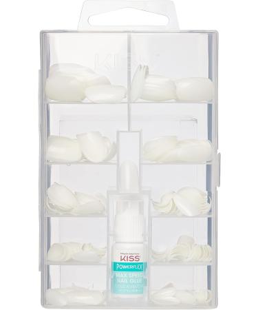 KISS 200 Full-Cover Medium Length Active Square Fake Nails Kit with Nail Glue - 101 Count - Buy Online on GoSupps.com