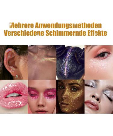  EONFAVE Roll-on Glitter Body Gel Gold Glitter Mermaid Face Holographic Festival Liquid Festival Accessories Glitter Twill Glitter Halloween Rave - Buy Online on GoSupps.com