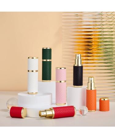 Sinyutia Portable Mini Perfume Refillable Bottle 5ml Leather Material Travel Atomizador Fine Mist Refillable Cologne Dispenser Sprayer With Funnel And Perfume Diffuser Tool For Women&Men (Red) - Buy Online on GoSupps.com