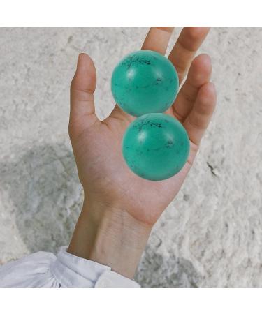 Healifty Baoding Balls - Chinese Health Exercise Massage Balls (2.36 inch Green & Blue) for Hand Therapy & Relaxation | International Shipping - Buy Online on GoSupps.com