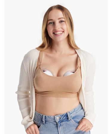 Momcozy M5 Hands Free Wearable Breast Pump - Electric & Portable Double-Sealed Flange with 3 Modes, 9 Levels - 24mm (2 Red) - Buy Online on GoSupps.com