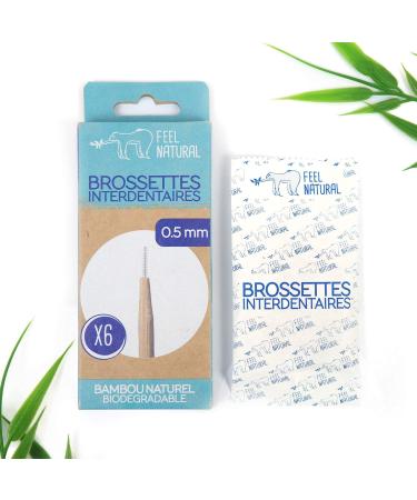 Buy French Tendance Interdental Brushes 0.5 mm - 6 Pack | International Shipping Available - Buy Online on GoSupps.com