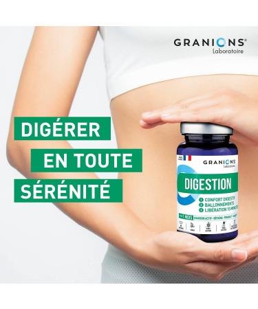 GRANIONS DIGESTION - Digestive comfort - Bloating - 60 tablets - Buy Online on GoSupps.com