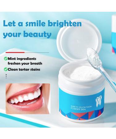 Baking Soda Teeth Whitening Powder Brighten Smile, Remove Yellow Stains, Freshen Breath - Buy Online on GoSupps.com